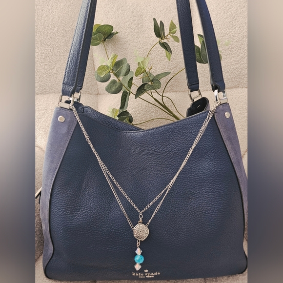 Kate Spade Suede & Leather Bag - Picture 8 of 10